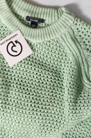 Γυναικείο πουλόβερ Kiabi, Μέγεθος S, Χρώμα Πράσινο, Τιμή 7,56 €