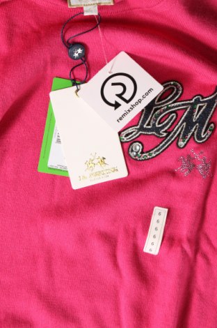 Дамски пуловер La Martina, Размер S, Цвят Розов, Цена 116,28 лв.