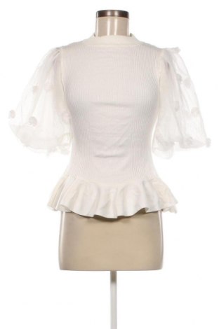 Γυναικείο πουλόβερ Laetitia Mem, Μέγεθος S, Χρώμα Λευκό, Τιμή 8,07 €