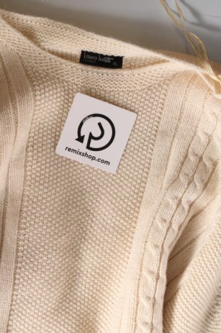 Γυναικείο πουλόβερ Laura Torelli, Μέγεθος XL, Χρώμα  Μπέζ, Τιμή 5,02 €