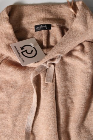Дамски пуловер Laura Torelli, Размер L, Цвят Бежов, Цена 6,09 лв.