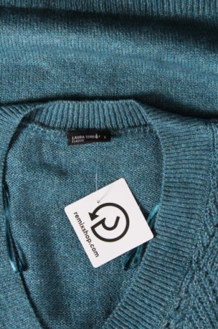 Дамски пуловер Laura Torelli, Размер S, Цвят Син, Цена 5,80 лв.