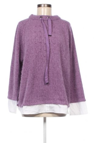Дамски пуловер Laura Torelli, Размер L, Цвят Лилав, Цена 7,83 лв.