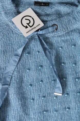 Дамски пуловер Laura Torelli, Размер M, Цвят Син, Цена 6,38 лв.
