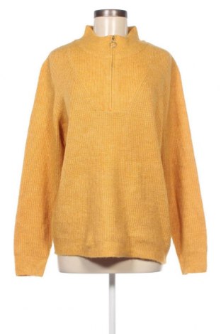 Дамски пуловер Laura Torelli, Размер M, Цвят Жълт, Цена 8,12 лв.