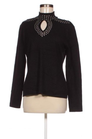 Дамски пуловер Laura Torelli, Размер L, Цвят Черен, Цена 7,25 лв.
