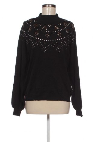 Дамски пуловер Laura Torelli, Размер M, Цвят Черен, Цена 11,31 лв.