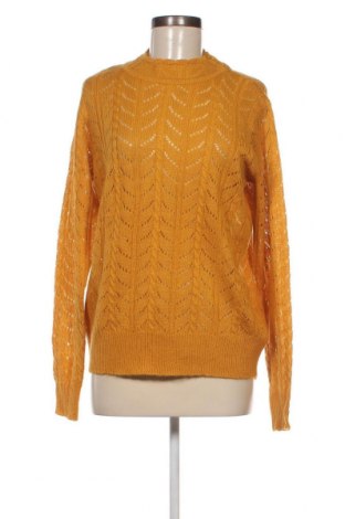 Дамски пуловер Laura Torelli, Размер M, Цвят Жълт, Цена 10,73 лв.