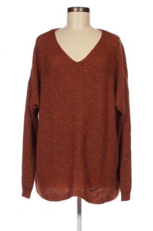 Дамски пуловер Laura Torelli, Размер XXL, Цвят Кафяв, Цена 10,44 лв.