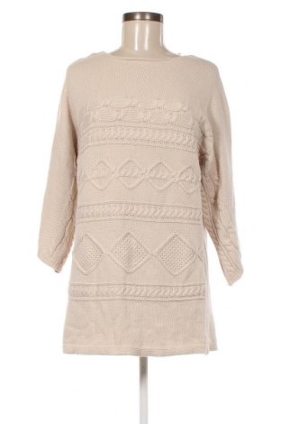 Дамски пуловер Laura Torelli, Размер M, Цвят Бежов, Цена 11,02 лв.