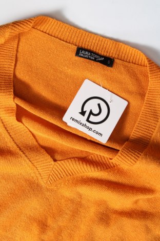 Дамски пуловер Laura Torelli, Размер S, Цвят Оранжев, Цена 11,02 лв.