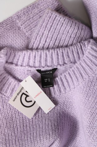 Дамски пуловер Lindex, Размер XL, Цвят Лилав, Цена 23,46 лв.