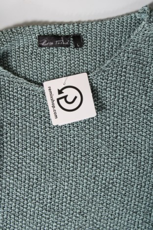 Γυναικείο πουλόβερ Lisa Tossa, Μέγεθος L, Χρώμα Πράσινο, Τιμή 9,74 €