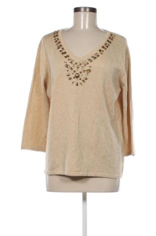 Дамски пуловер M Collection, Размер L, Цвят Златист, Цена 29,00 лв.