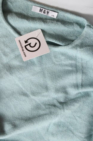 Damenpullover M&V, Größe L, Farbe Blau, Preis 3,43 €