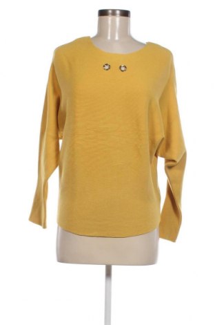 Дамски пуловер MISS SARA, Размер S, Цвят Жълт, Цена 15,75 лв.