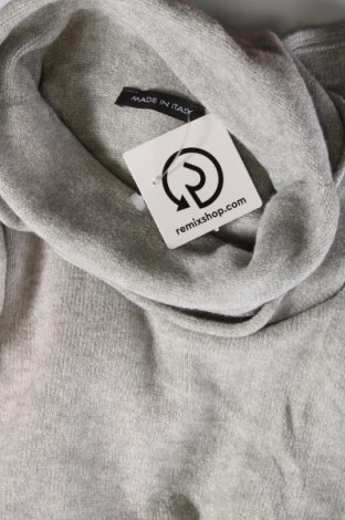 Γυναικείο πουλόβερ Made In Italy, Μέγεθος L, Χρώμα Γκρί, Τιμή 5,56 €
