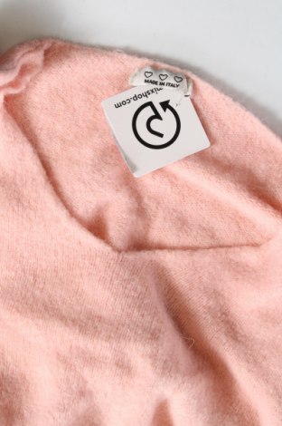 Дамски пуловер Made In Italy, Размер M, Цвят Розов, Цена 11,02 лв.