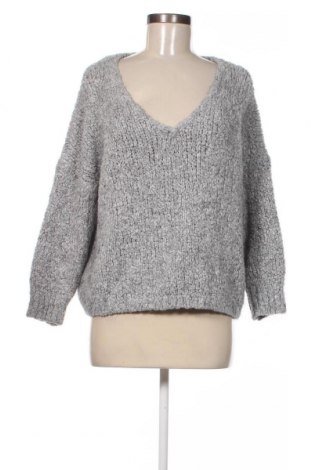 Γυναικείο πουλόβερ Made In Italy, Μέγεθος XXL, Χρώμα Γκρί, Τιμή 7,36 €