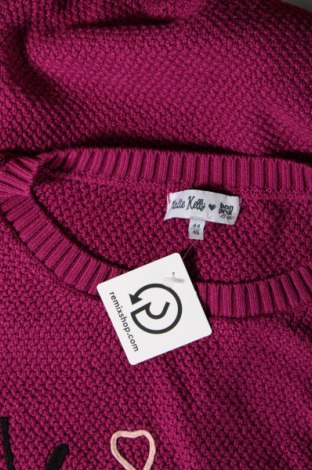 Damski sweter Maite Kelly by Bonprix, Rozmiar XL, Kolor Fioletowy, Cena 61,57 zł