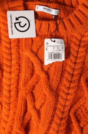 Дамски пуловер Mango, Размер S, Цвят Оранжев, Цена 54,00 лв.