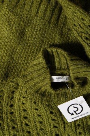 Дамски пуловер Mango, Размер S, Цвят Зелен, Цена 27,00 лв.