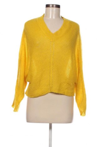 Дамски пуловер Mango, Размер M, Цвят Жълт, Цена 11,07 лв.
