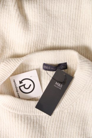 Дамски пуловер Marks & Spencer, Размер L, Цвят Бял, Цена 19,98 лв.