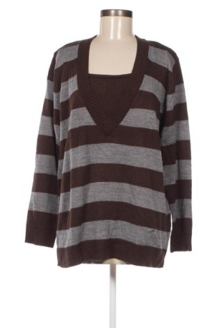 Γυναικείο πουλόβερ Mia Linea, Μέγεθος XXL, Χρώμα Πολύχρωμο, Τιμή 10,23 €