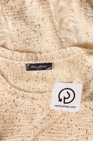 Γυναικείο πουλόβερ Miss Charm, Μέγεθος M, Χρώμα  Μπέζ, Τιμή 2,87 €