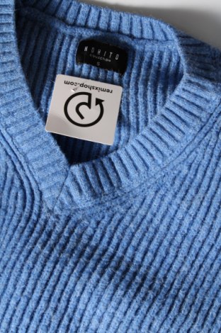 Дамски пуловер Mohito, Размер S, Цвят Син, Цена 13,99 лв.