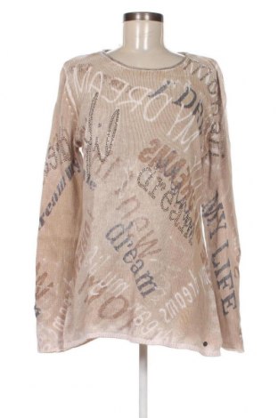 Γυναικείο πουλόβερ Monari, Μέγεθος XL, Χρώμα  Μπέζ, Τιμή 27,86 €