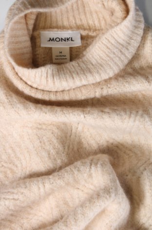 Дамски пуловер Monki, Размер M, Цвят Бежов, Цена 25,00 лв.