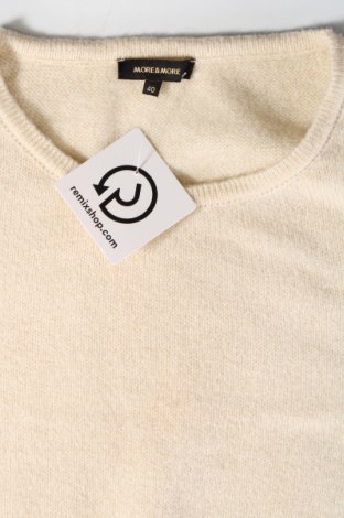 Γυναικείο πουλόβερ More & More, Μέγεθος M, Χρώμα Εκρού, Τιμή 20,71 €