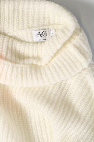 Damski sweter NA-KD, Rozmiar L, Kolor Biały, Cena 22,39 zł