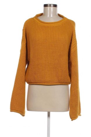 Дамски пуловер NA-KD, Размер M, Цвят Жълт, Цена 10,66 лв.
