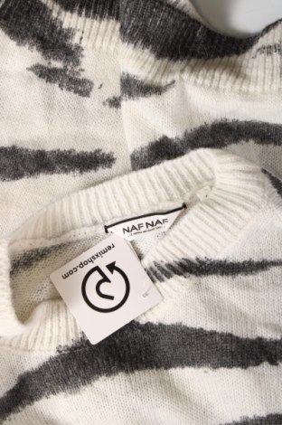 Γυναικείο πουλόβερ Naf Naf, Μέγεθος S, Χρώμα Λευκό, Τιμή 5,20 €