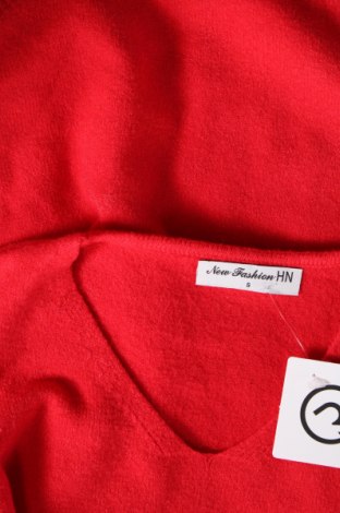 Дамски пуловер New Fashion, Размер S, Цвят Червен, Цена 9,86 лв.