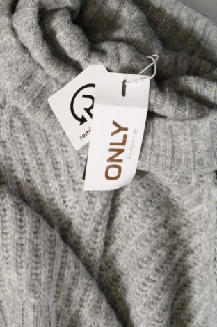 Дамски пуловер ONLY, Размер M, Цвят Сив, Цена 24,30 лв.