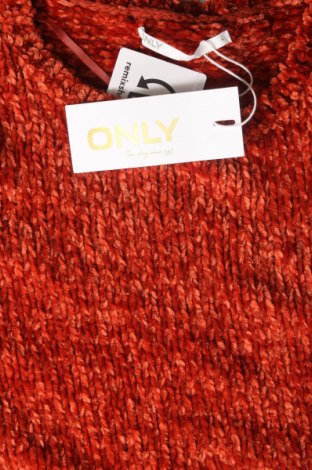 Дамски пуловер ONLY, Размер L, Цвят Оранжев, Цена 24,30 лв.