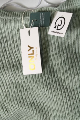 Дамски пуловер ONLY, Размер L, Цвят Зелен, Цена 24,30 лв.