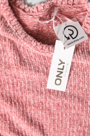 Дамски пуловер ONLY, Размер L, Цвят Розов, Цена 18,90 лв.