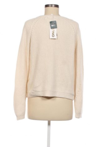 Дамски пуловер ONLY, Размер M, Цвят Бежов, Цена 40,50 лв.