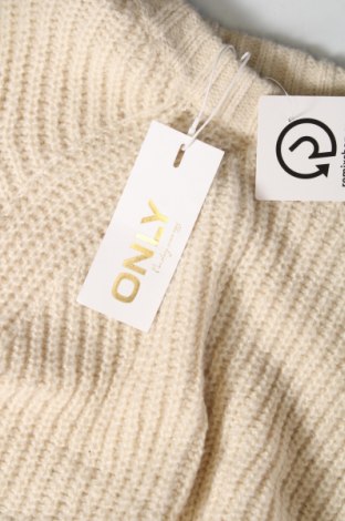 Дамски пуловер ONLY, Размер L, Цвят Бежов, Цена 24,30 лв.