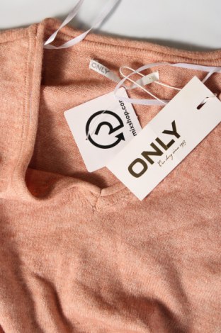 Дамски пуловер ONLY, Размер XS, Цвят Кафяв, Цена 24,30 лв.