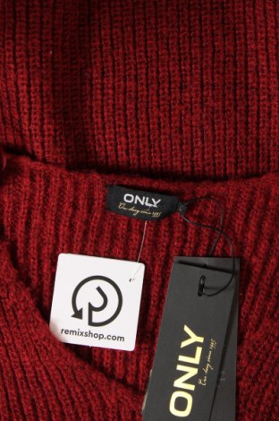 Γυναικείο πουλόβερ ONLY, Μέγεθος L, Χρώμα Κόκκινο, Τιμή 7,80 €