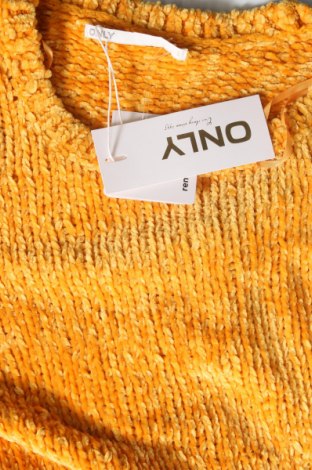 Damski sweter ONLY, Rozmiar L, Kolor Żółty, Cena 71,97 zł