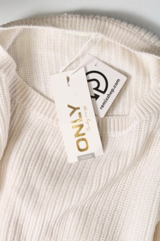 Γυναικείο πουλόβερ ONLY, Μέγεθος S, Χρώμα Λευκό, Τιμή 12,53 €