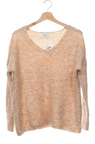 Γυναικείο πουλόβερ ONLY, Μέγεθος XS, Χρώμα Καφέ, Τιμή 2,58 €