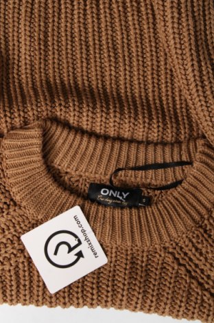 Дамски пуловер ONLY, Размер S, Цвят Кафяв, Цена 7,92 лв.